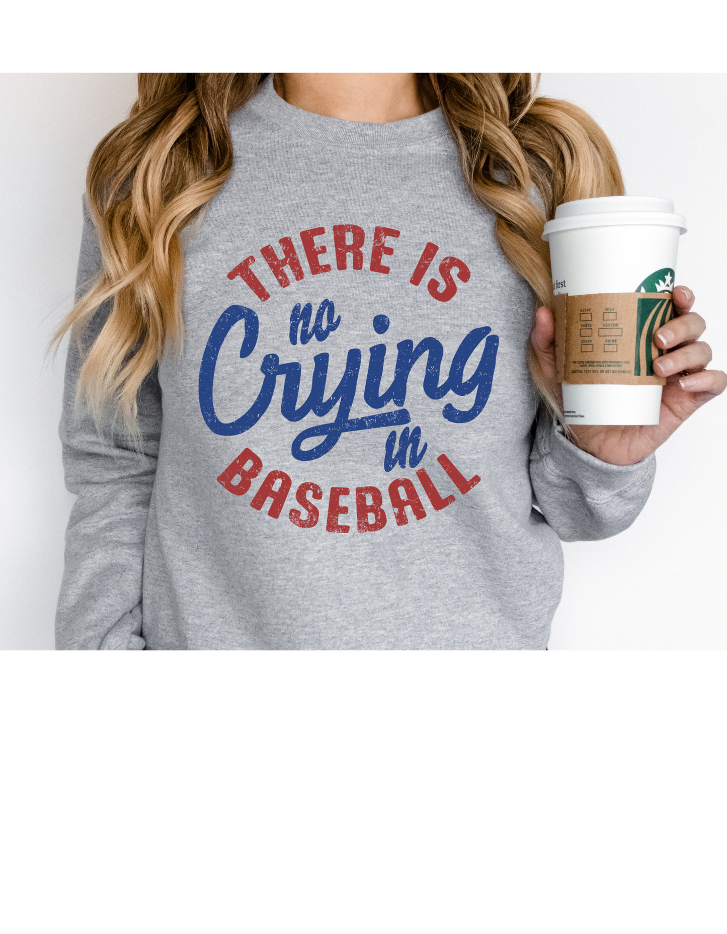 There is No Crying in Baseball Crewneck
