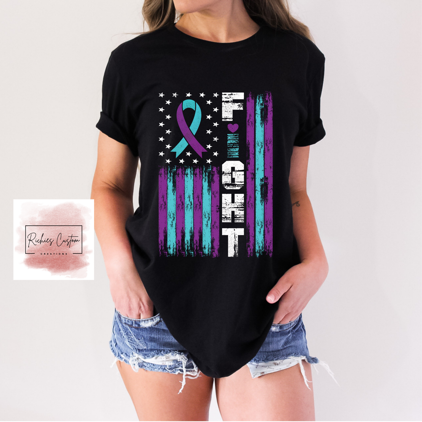 Fight Suicide Awareness Flag