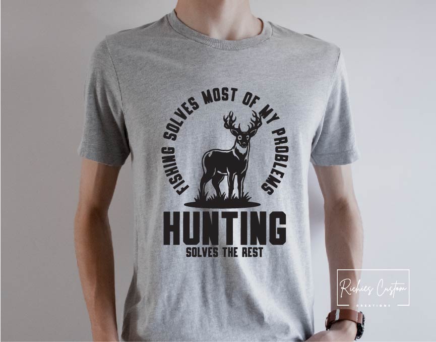 Fishing Solves Most of My Problems T-Shirt