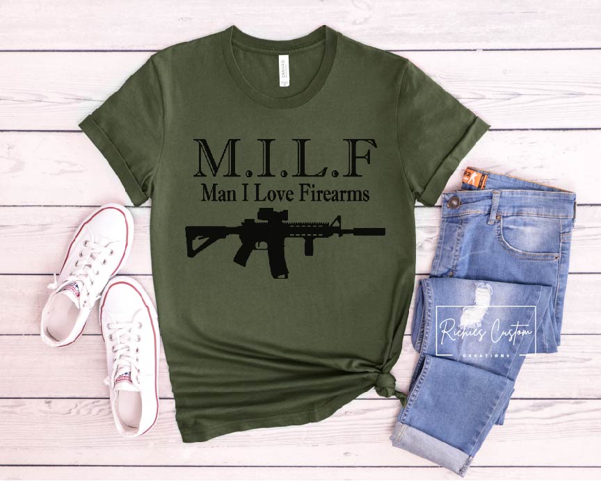 Man I Love Firearms T-Shirt