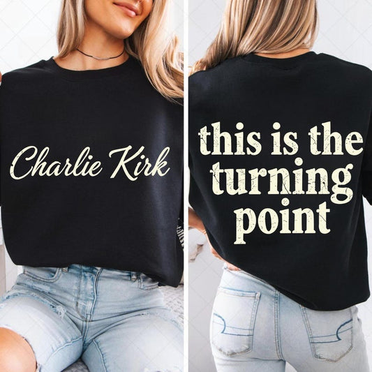 Charlie Kirk Turning Point T-Shirt