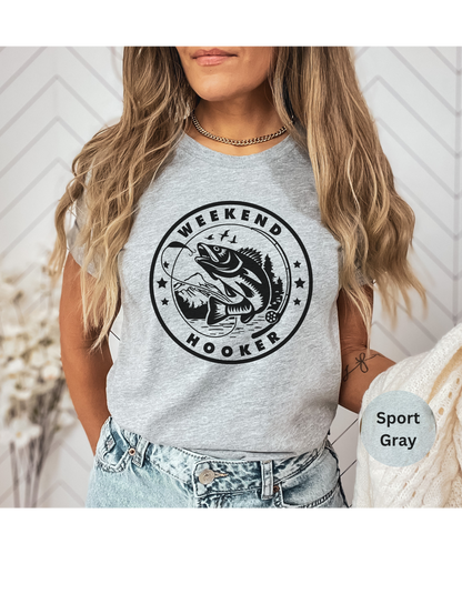 Weekend Hooker Fishing T-Shirt