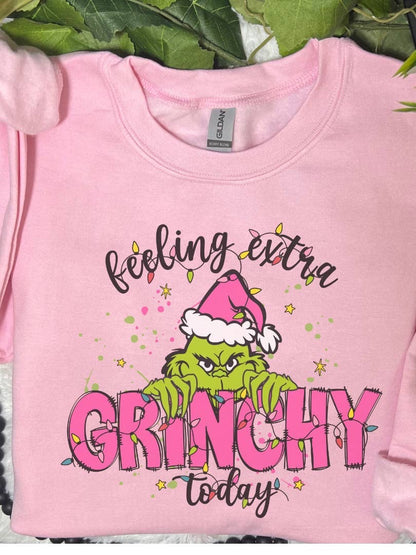 Feeling Extra Holiday Character Crewneck Sweatshirt