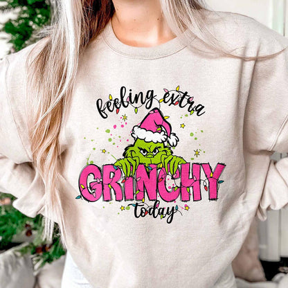 Feeling Extra Holiday Character Crewneck Sweatshirt