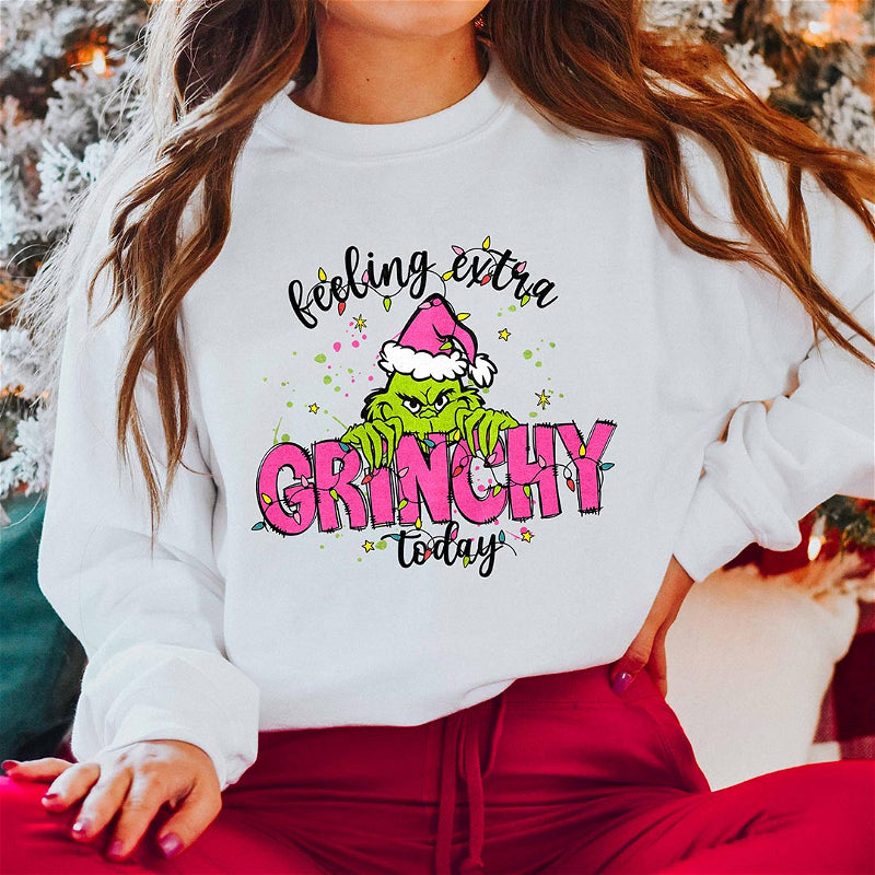 Feeling Extra Holiday Character Crewneck Sweatshirt