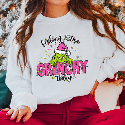 Feeling Extra Holiday Character Crewneck Sweatshirt