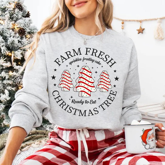 Farm Fresh Frosted Cake Crewneck
